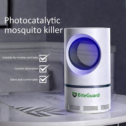 BiteGuard UV Mosquito Killer Lamp for Home | Silent USB Mosquito Trap