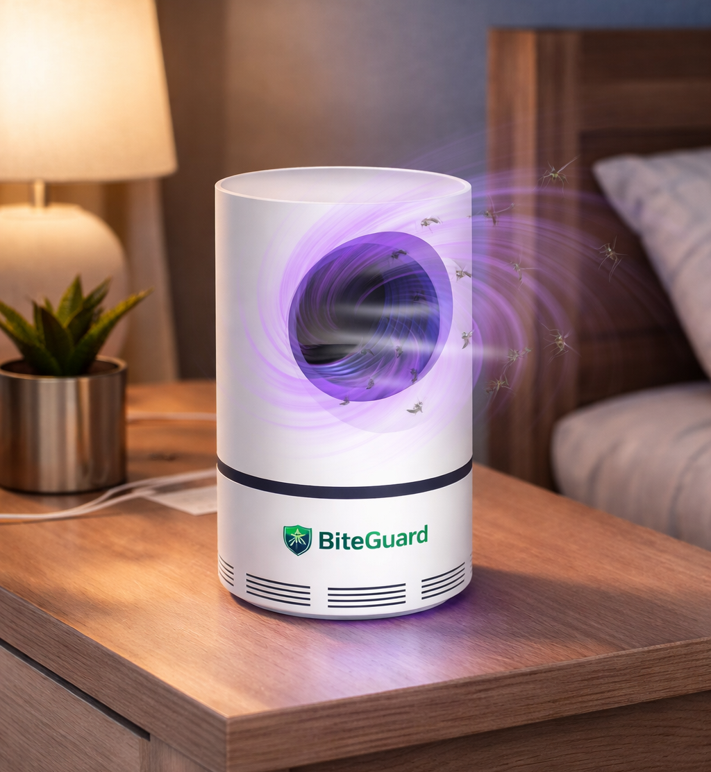 BiteGuard UV Mosquito Killer Lamp for Home | Silent USB Mosquito Trap